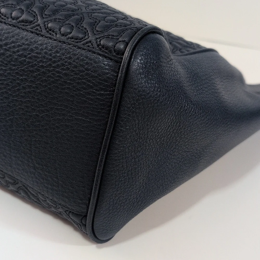 Tory Burch Bryant Tote with Matching Wallet Navy Blue - Picture 6 of 16